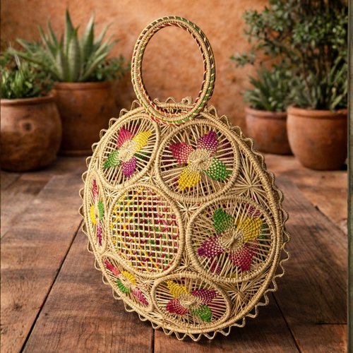 Bolso Panera En Iraca