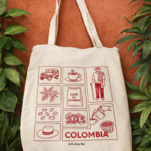 Tote Bags Colombia Rojo